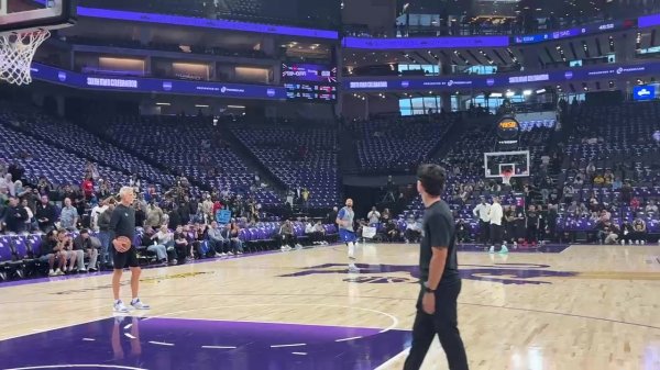 股票配资最简单方法 越投越靠谱！小吧直击库里中场三分赛前训练 第3次出手空心命中！